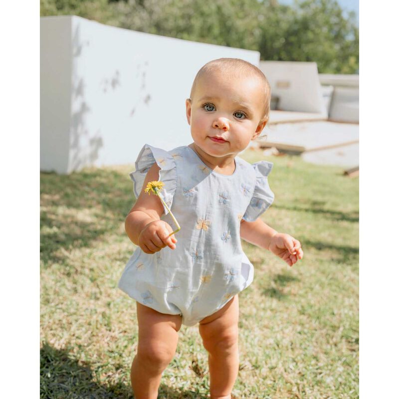 B&eacute;b&eacute; Libby Embroidered Butterfly Romper image number 1